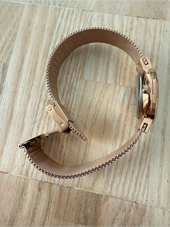 Skagen Denmark ladies rose gold tone watch NEW BATTERY main image 6